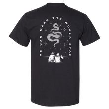 Load image into Gallery viewer, WE CAN MAKE THE WORLD STOP 10 YEAR ANNIVERSARY T-SHIRT

